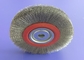 Long Life Crimped Wire Wheel Brush 150 X 16mm Stainless Steel For Removing Rust supplier